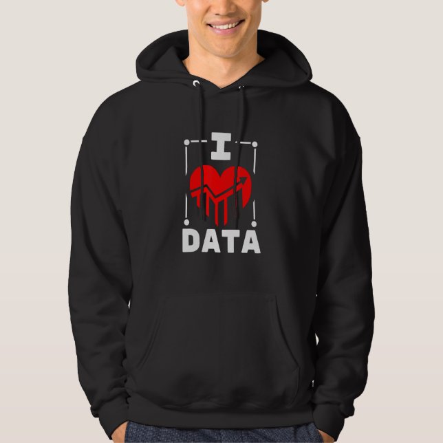 I Liebe Data Builder Hoodie (Vorderseite)