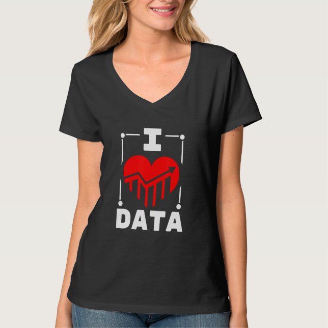 I Liebe Data Builder T-Shirt (Vorderseite)