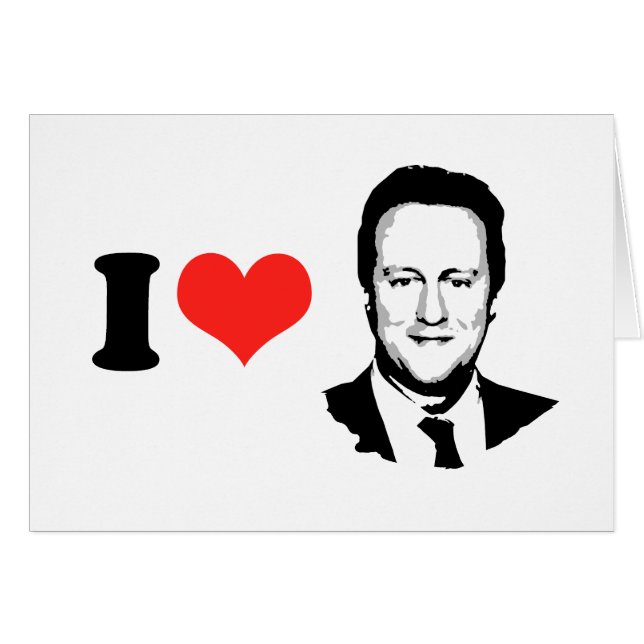 I Liebe David Cameron (Vorderseite (Horizontal))
