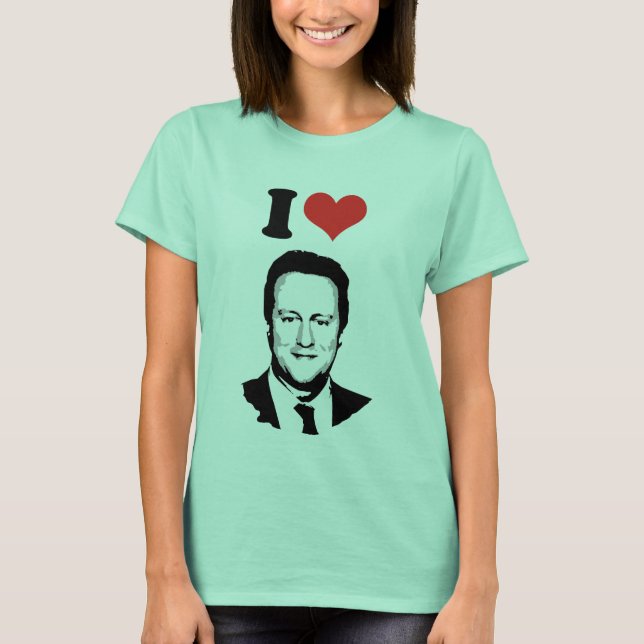 I Liebe David Cameron T-Shirt (Vorderseite)