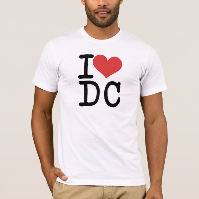 I Liebe DC T-Shirt (Vorderseite)