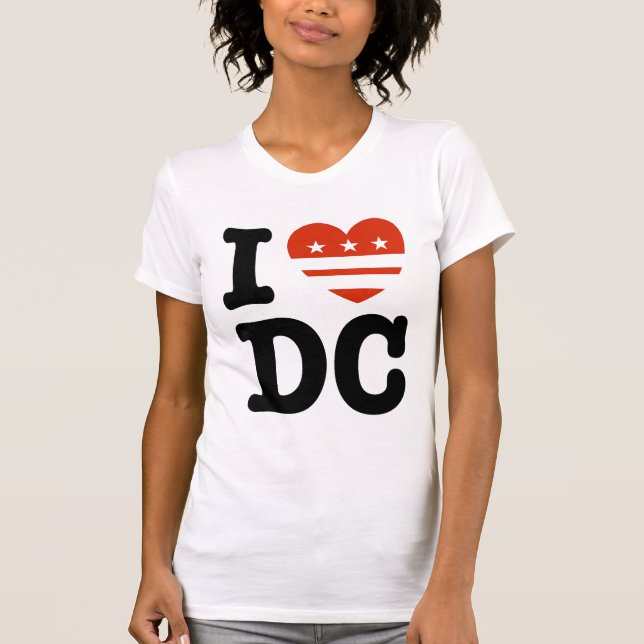I LIEBE DC T-Shirt (Vorderseite)