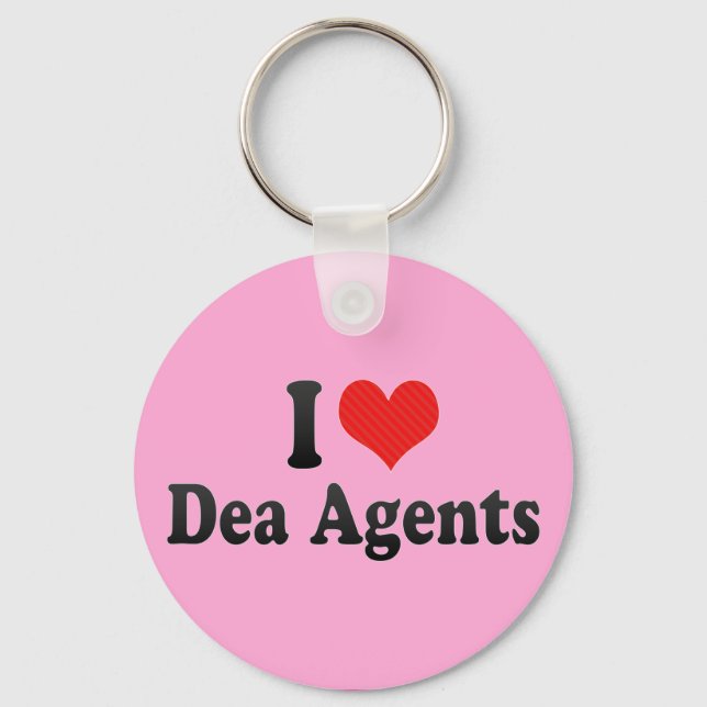 I Liebe Dea Agenten Schlüsselanhänger (Vorderseite)