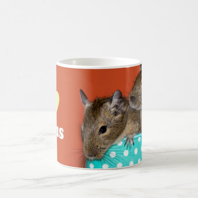 I Liebe Degus Kaffeetasse (Mittel)