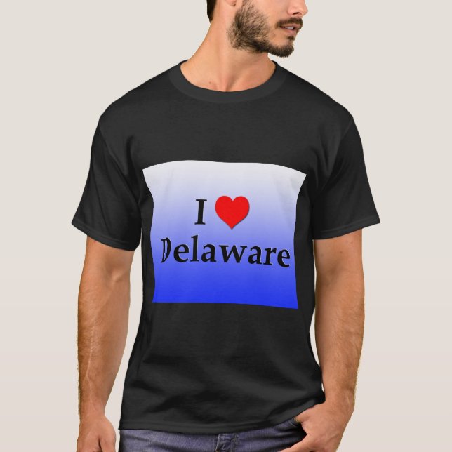 I Liebe Delaware T-Shirt (Vorderseite)