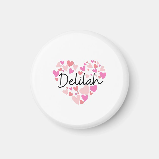 I Liebe Delilah Magnet (Vorne)