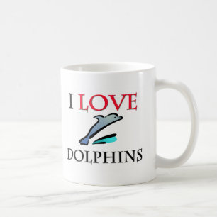 I Liebe-Delphine Kaffeetasse
