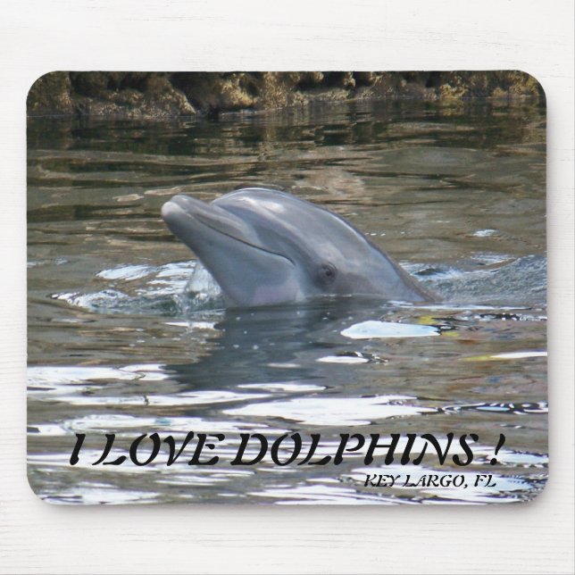 I LIEBE-DELPHINE! MOUSEPAD (Vorne)