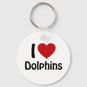 I Liebe Delphine Schlüsselanhänger