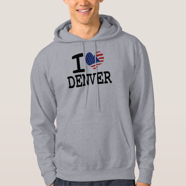 I Liebe Denver Hoodie (Vorderseite)