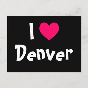 I Liebe Denver Postkarte