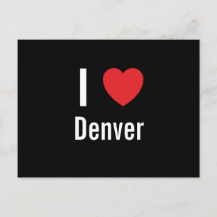 I Liebe Denver Postkarte