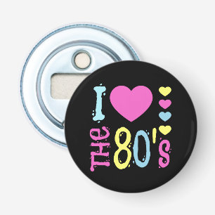 I Liebe der 80er Disco-Kostüme Flaschenöffner