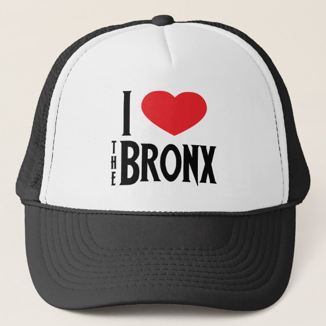 I Liebe der Bronx Truckerkappe (Vorderseite)