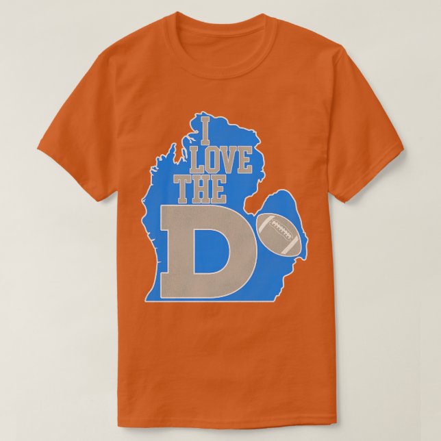 I Liebe der D Löwen T-Shirt (Design vorne)