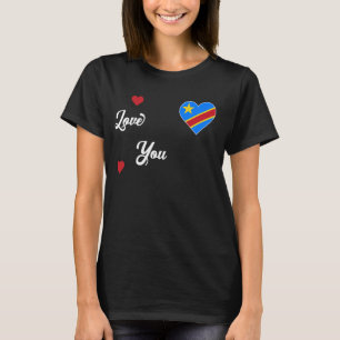 I Liebe der Demokratischen Republik Kongo mit kong T-Shirt