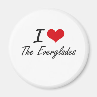 I Liebe der Everglades Magnet