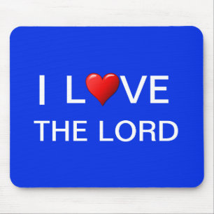I LIEBE DER HERR MOUSEPAD