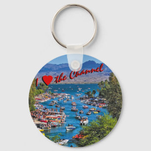 I Liebe der Kanal-Schlüsselanhänger Schlüsselanhänger