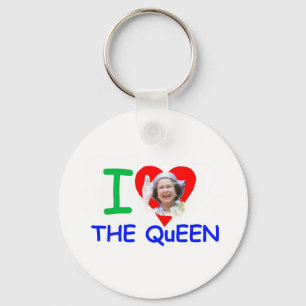 I Liebe der Königin - Königin Elisabeth II Schlüsselanhänger