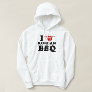 I Liebe der koreanischen GRILLEN (고 기 이) Hoodie