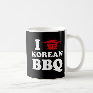 I Liebe der koreanischen GRILLEN (고 기 이) Kaffeetasse