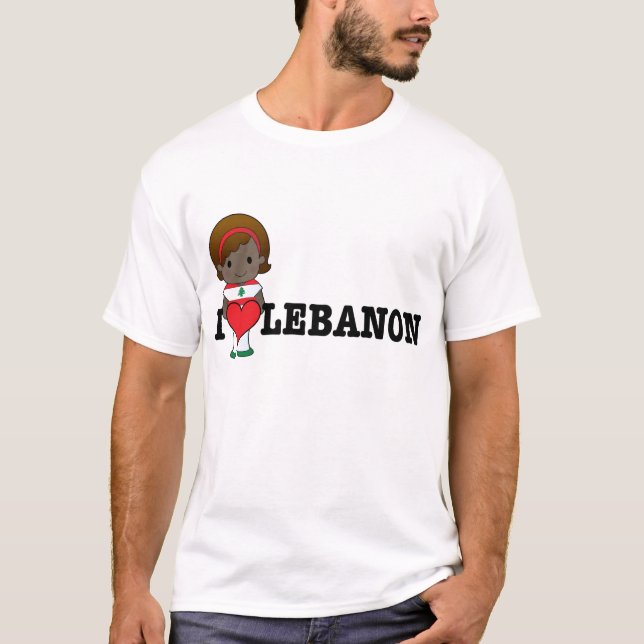 I Liebe der Libanon T-Shirt (Vorderseite)