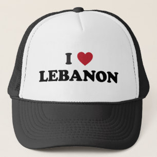 I Liebe der Libanon Truckerkappe