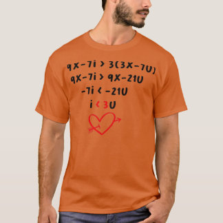 i Liebe der Mathematik Gleichung 1 T-Shirt