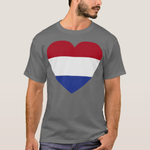 I Liebe der niederländischen HerzShaped-Niederländ T-Shirt