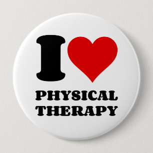 I LIEBE DER PHYSISCHEN THERAPIE BUTTON