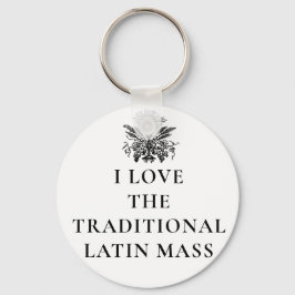 I. LIEBE DER TRADITIONELLEN LATIN MASS RELIGIÖS SCHLÜSSELANHÄNGER
