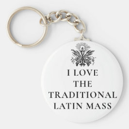 I. LIEBE DER TRADITIONELLEN LATIN MASS RELIGIÖS SCHLÜSSELANHÄNGER