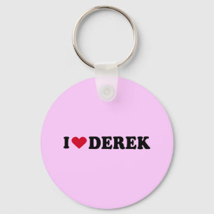 I LIEBE DEREK SCHLÜSSELANHÄNGER