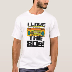 I Liebe des 80er Party Outfit, Kassettenband Radio T-Shirt