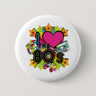 i Liebe des 80ers Button