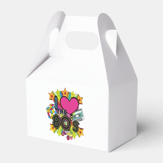 i Liebe des 80ers Geschenkschachtel (Vorderseite)