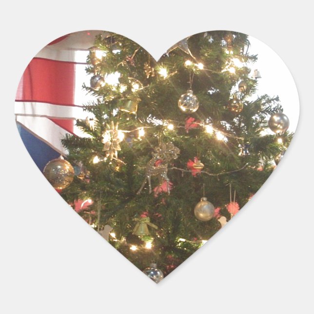 I Liebe des britischen Holiday Special Event Ar Herz-Aufkleber (Vorderseite)