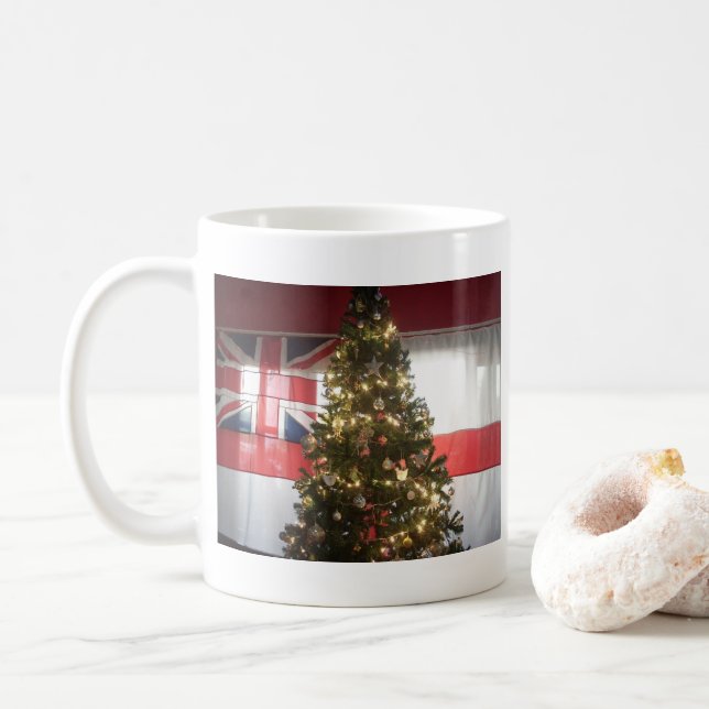 I Liebe des britischen Holiday Special Event Ar Kaffeetasse (Mit Donut)