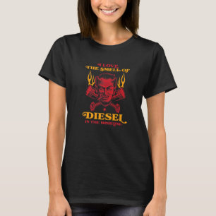 I Liebe des Geruchs von Diesel Mechanic Serviceman T-Shirt
