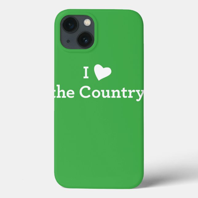 I Liebe des Landes Case-Mate iPhone Hülle (Rückseite)