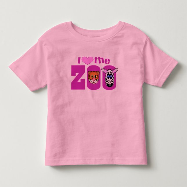 I Liebe des Zoos Kleinkind T-shirt (Vorderseite)