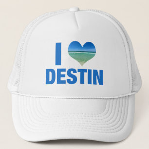 I Liebe Destin Florida Beach Truckerkappe