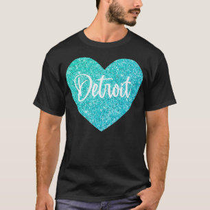 I Liebe Detroit Michigan USA Herz T-Shirt