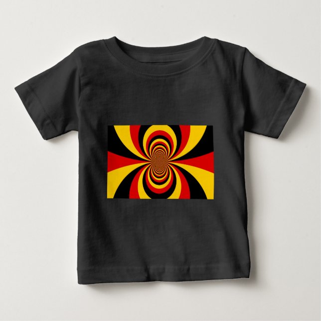 I Liebe Deutsche Druckgrafik Baby T-shirt (Vorderseite)