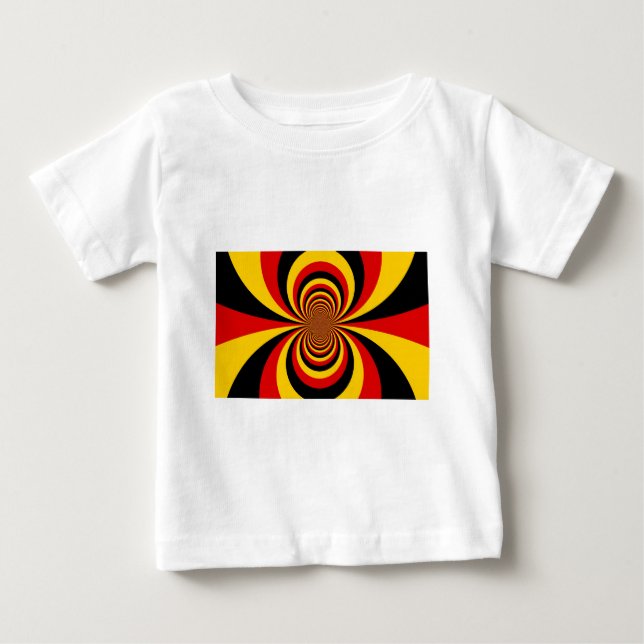 I Liebe Deutsche Druckgrafik Baby T-shirt (Vorderseite)