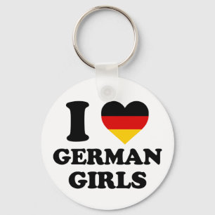 I Liebe Deutsche Mädchen Schlüsselanhänger