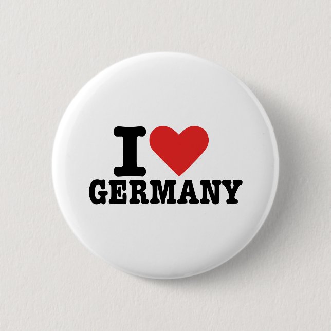 I Liebe Deutschland Button (Vorderseite)