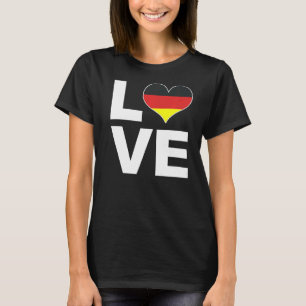 I Liebe Deutschland Herzenflagge Deutschland T-Shirt