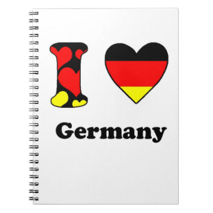 I Liebe Deutschland Notizblock